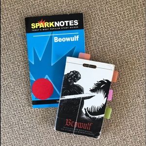Beowolf Book/Spark Notes Bundle.